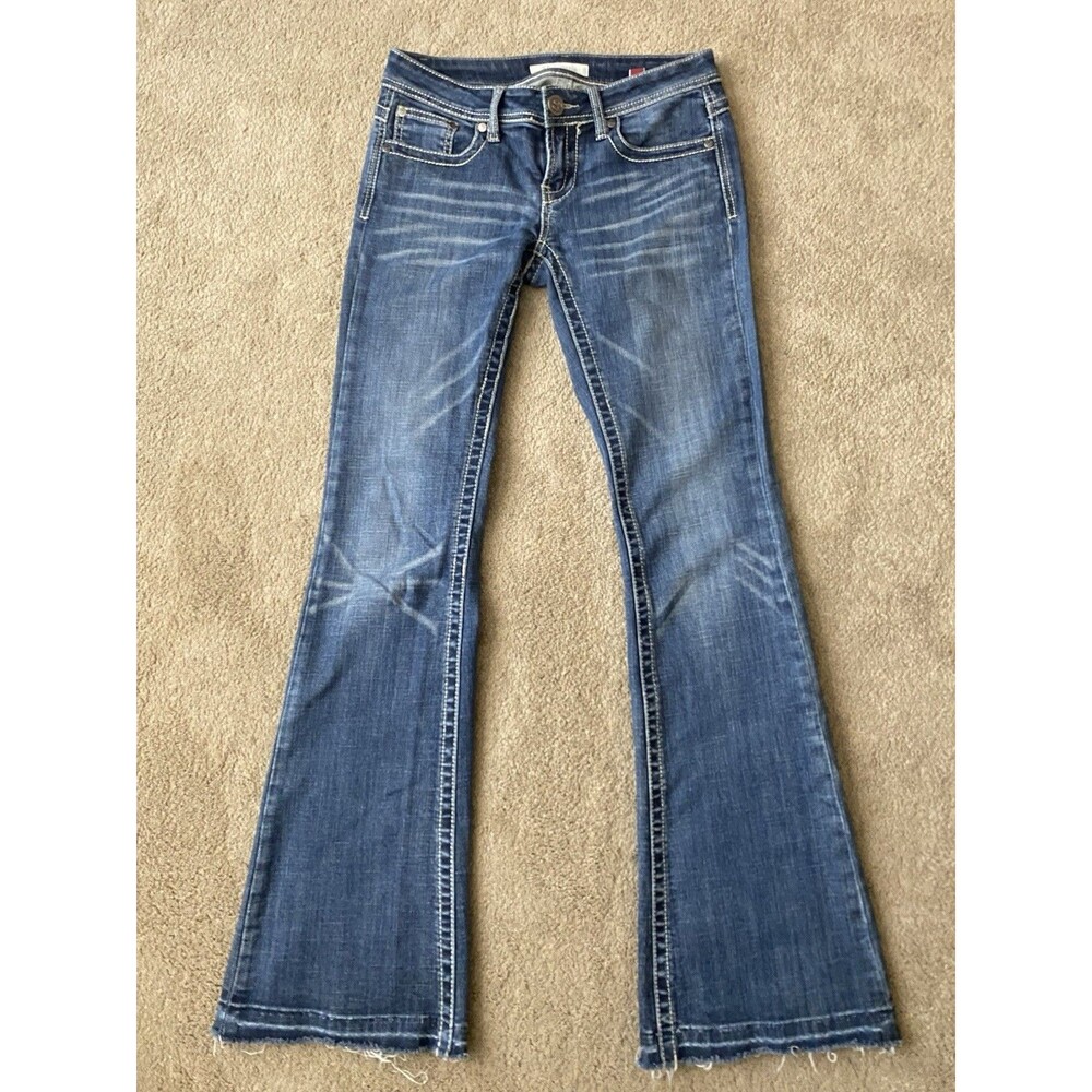 Stetson Low Rise Vintage Western Style Hollywood Flare Jeans Size 4